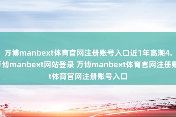 万博manbext体育官网注册账号入口近1年高潮4.22%-万博manbext网站登录 万博manbext体育官网注册账号入口